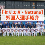 【イタリア野球セリエA・ネットゥーノ】外国人選手紹介